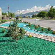 Recycled Landscape Glass Rocks, Crushed Glass Landscaping